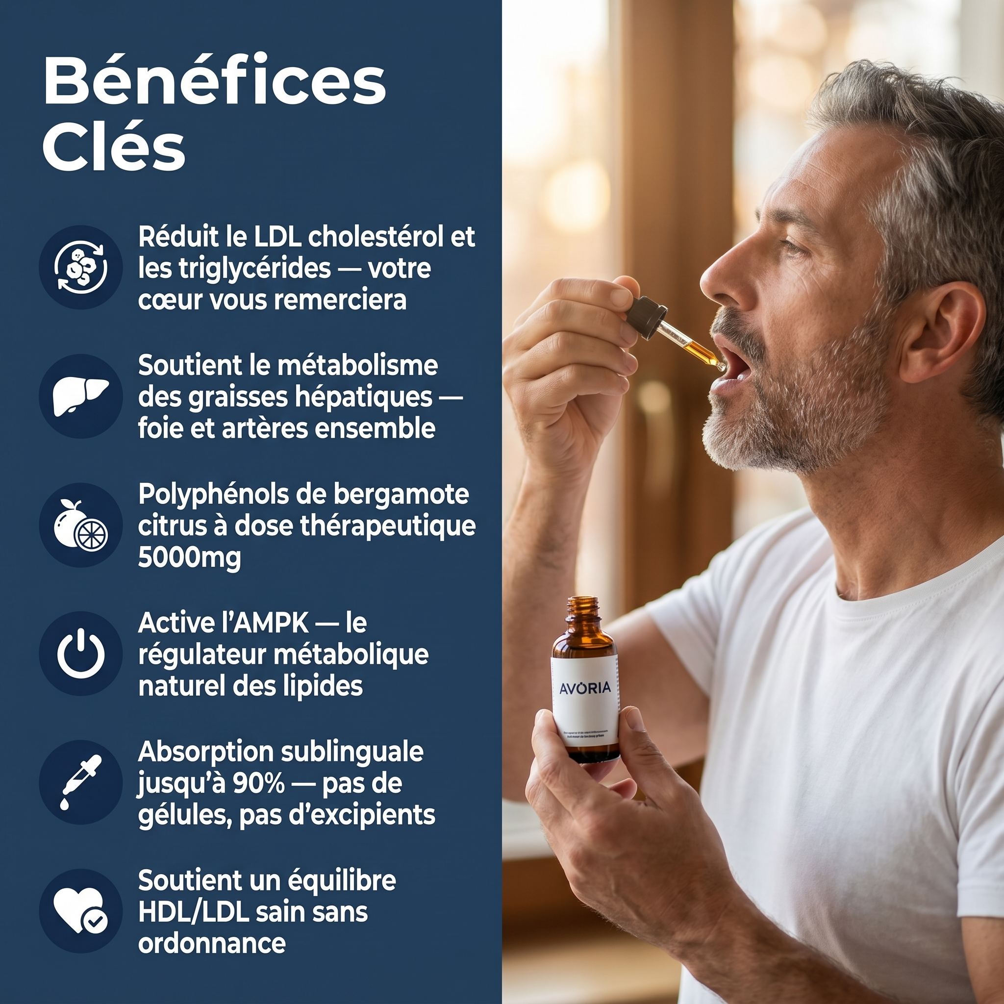 AVORIA™ BergaLiv — Formule Liquide Foie & Métabolisme